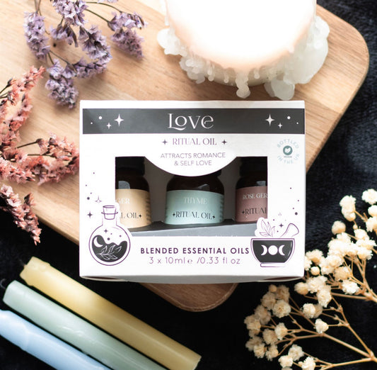 Coffret de 3 Huiles Essentielles Love Ritual