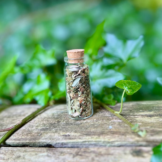 Fiole d'Aubépine / Herbal Witch Bottle