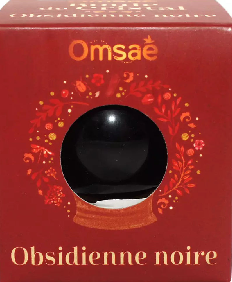 Sphère / Boule en Obsidienne noire - Protection et introspection
