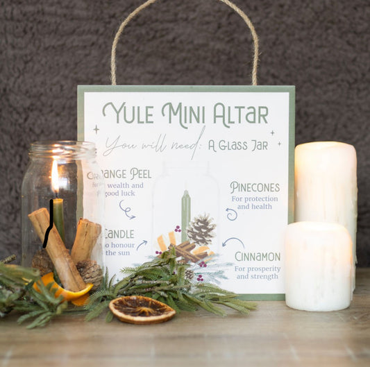 Panneau Yule Mini Altar