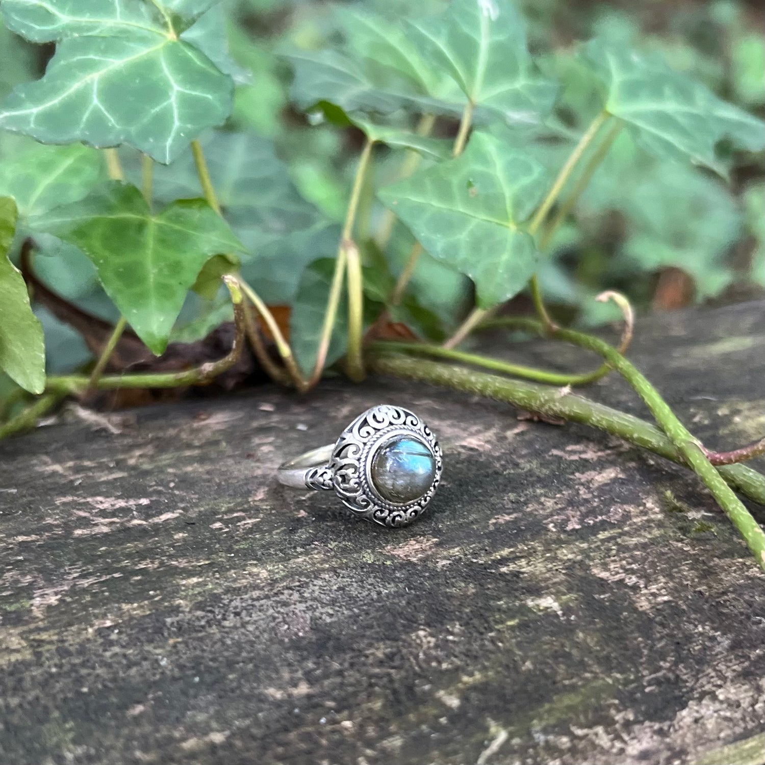 Bague Labradorite Lithothérapie 