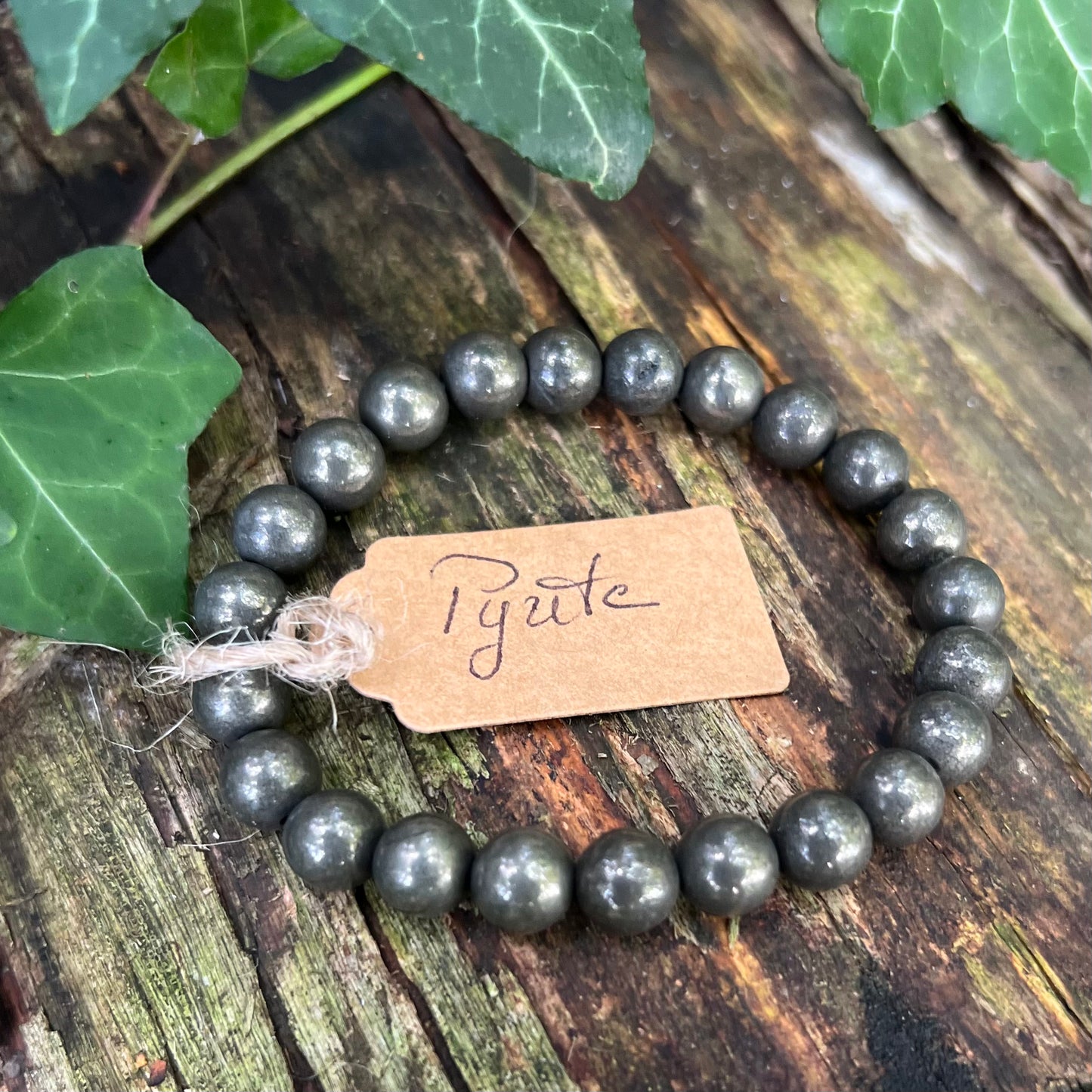 Bracelet Pyrite - Perles 6/8 mm