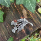 Broche - Chardon écossais - argenté