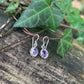 Boucles d’oreilles Flora - Améthyste - argent 925