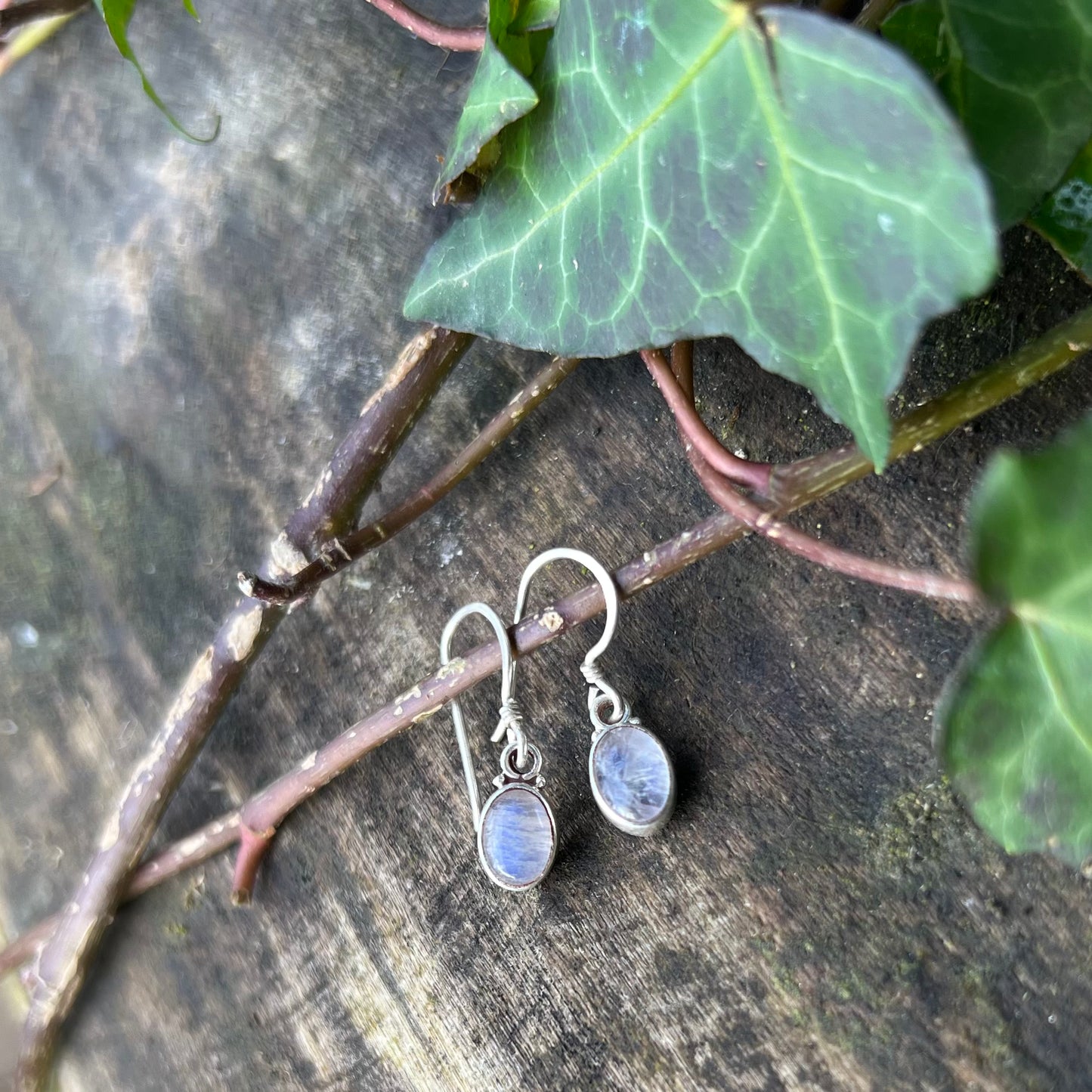 Boucles d’oreilles Hermione - Pierre de lune - argent 925