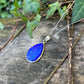 Collier Freyja - Lapis lazuli - Pendentif goutte - argent 925