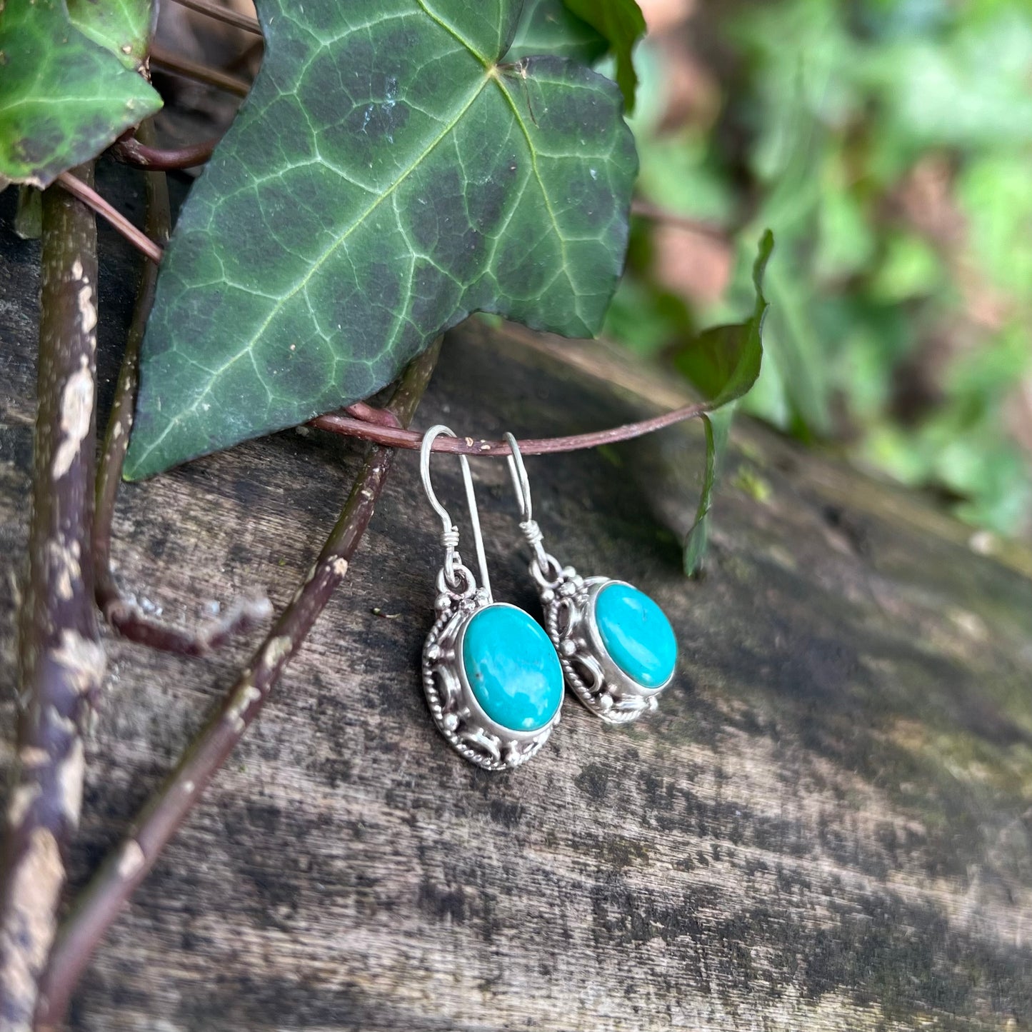 Boucles d’oreilles - Turquoise - argent 925