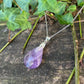 Collier Améthyste - Pendentif goutte