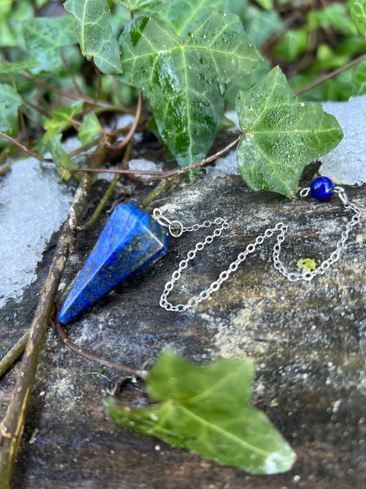 Pendule Pointe Lapis Lazuli